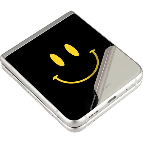 Black Happy Face Galaxy Z Flip3 5G Skin